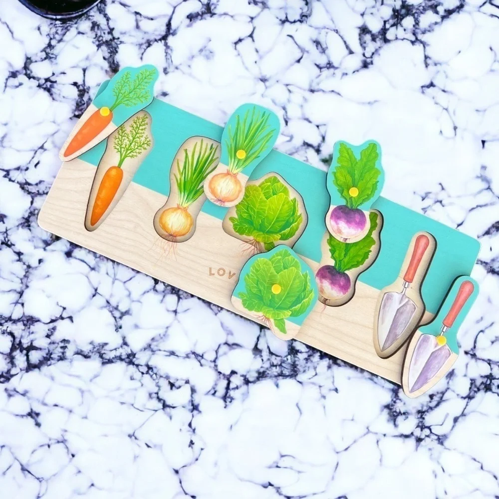 LovEvery Community Garden Puzzle form The Adventurer Play Kit Montessori